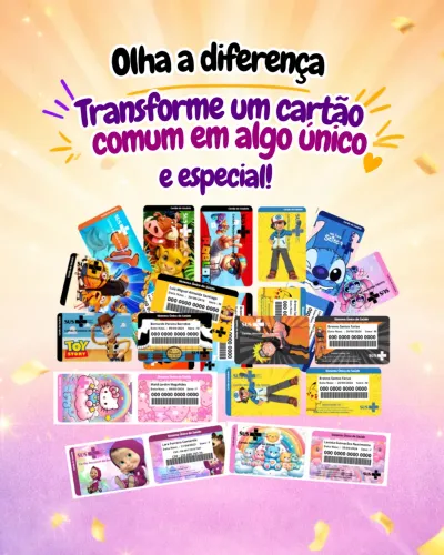 Cartão personalizado s.u.s