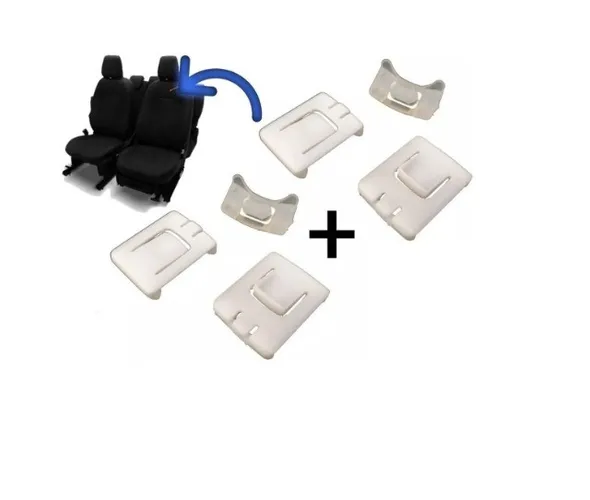 Kit Calcio Deslize Reparo Trilho Banco Gol Parati Saveiro G1 ate g8 para 2 bancos