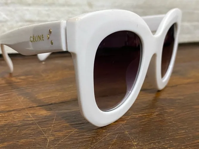 Óculos de sol Céline branco Italiano 