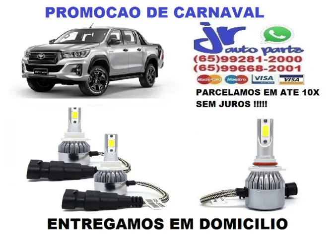 Lampada Ultra LED (Alta) Hilux 6000K 12V 24V