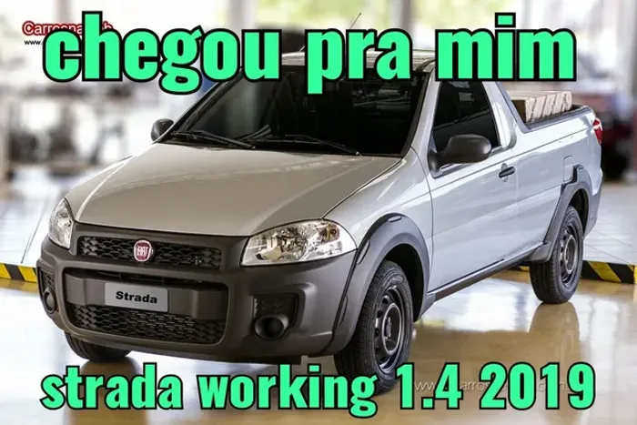 Sucata Strada working 1.4 2014 para retirada de peças 