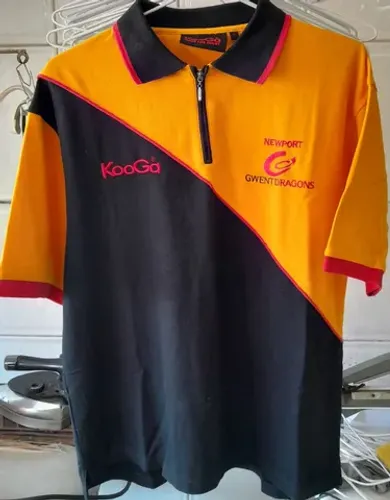 CAMISA RUGBY NEWPORT GWENT DRAGONS PAIS DE GALES KOOGA FRETE GRATIS