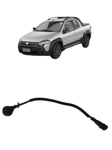 Sensor detonação Fiat Strada 1.8 2012 2013