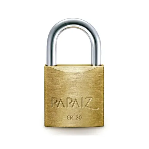 Cadeado Latão CR20 Bronze Com Haste Aço - Papaiz