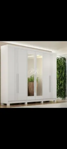 Guarda-roupa 6 Portas com Espelhos
