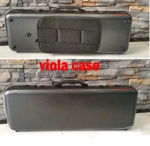 Estojo Viola De Arco 4/4 17p 43,18cm Fibra Carbono Premium mochila confortavel proteger