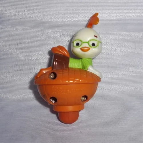 Pião Galinho Chicken Little coleção McDonalds 2005 Disney colecionáveis