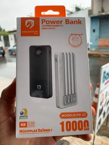 Carregador Portátil 4x1 Original Power Bank