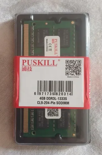 MEMÓRIA RAM DDR3L 4 GB FREQUÊNCIA 1333 PRA NOTEBOOK