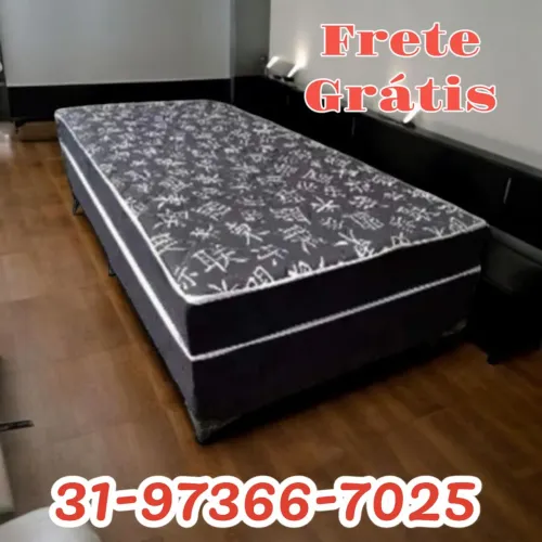 CAMA BOX SOLTEIRO CONJUGADO + ENTREGA GRÁTIS