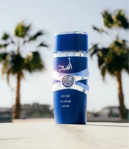 Perfume Lattafa Asad Zanzibar - Masculino - 100ml (NOVO LACRADO)