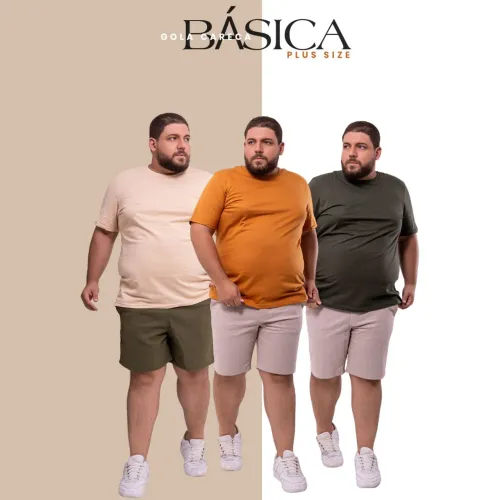 Camiseta Básica Plus Size 