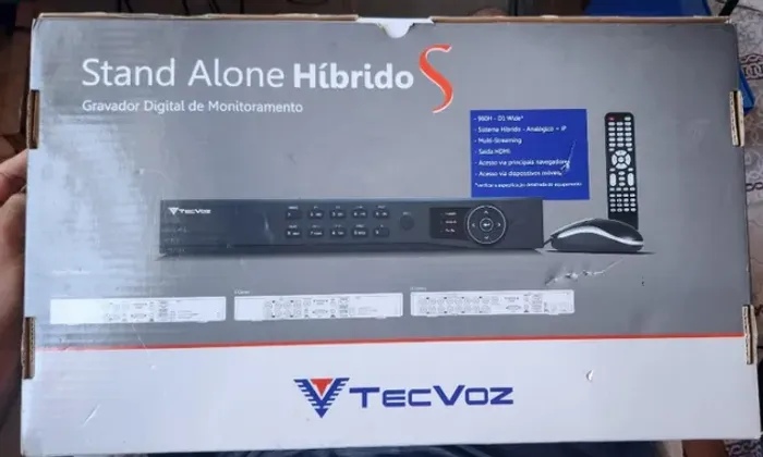 DVR Tecvoz 16 canais HD + ip NOVO