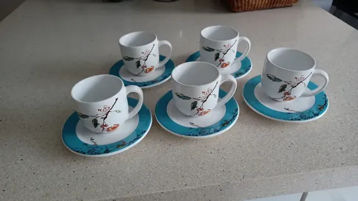 Conjunto xícaras de café Porto Brasil 