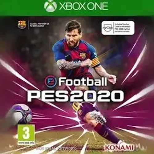 Pés 2020 efootboll Xbox com jogo de brinde