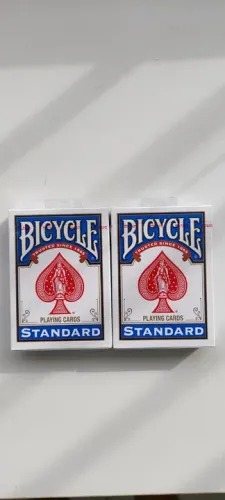 2 Baralhos Bicycle Standard Azuis Originais Lacrados