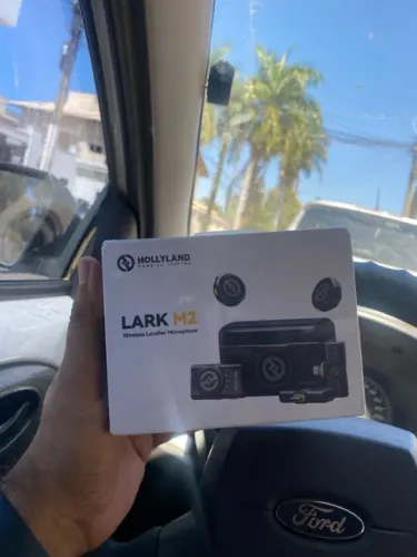Microfone Duplo Hollyland Lark M2 Combo Sem Fio