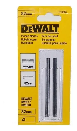 Lamina De Widia Para Plaina 2 Pecas Dewalt Dt3906