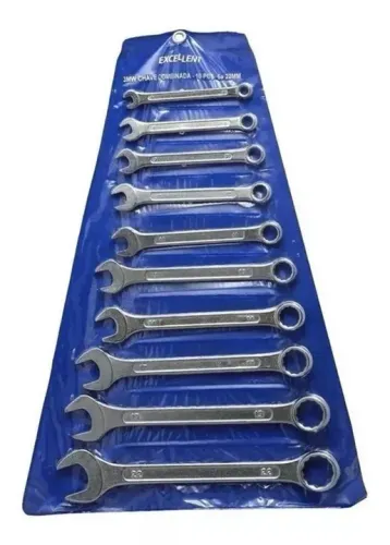 Jogo De Chave Combinada De 6 À 22 Mm Com 12 Peças 1wt da Eda