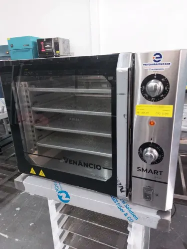 Forno turbo elétrico com 4 assadeiras smart Venâncio