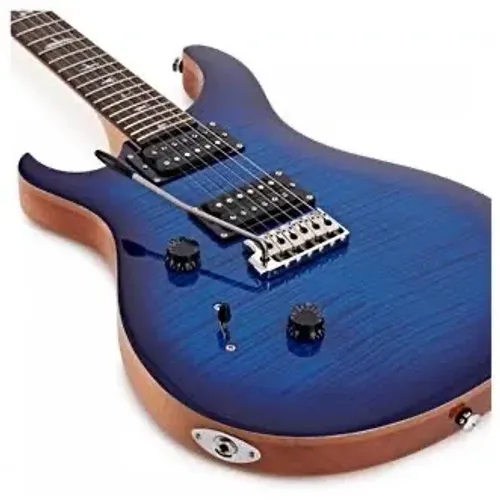 Guitarra Prs Se Custom 24 Faded Blue Burst Canhoto
