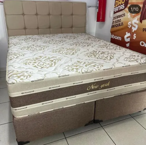 Colchão + base Quenn 158 / pronta entrega