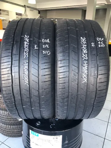 Kit 02 Pneus 285/40r22 Hankook Ventus S1 Evo3 Suv (usados) 1/2