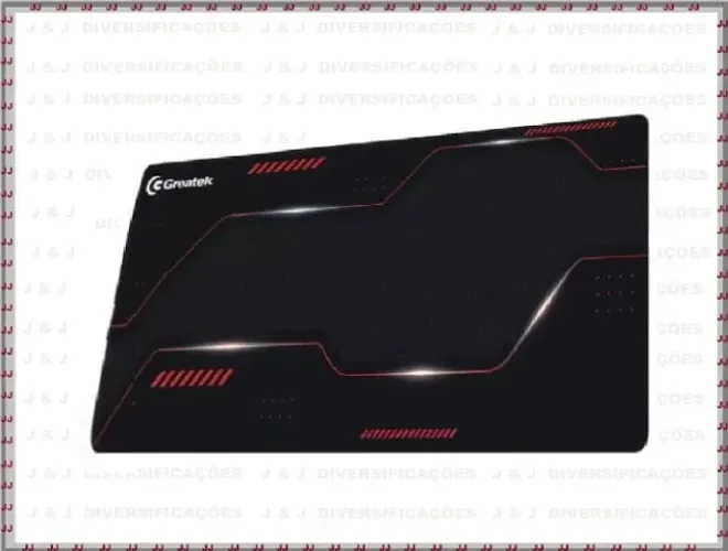 Mousepad Zeus Techno emborrachado e macio grande Greatek 30 x 70 cm