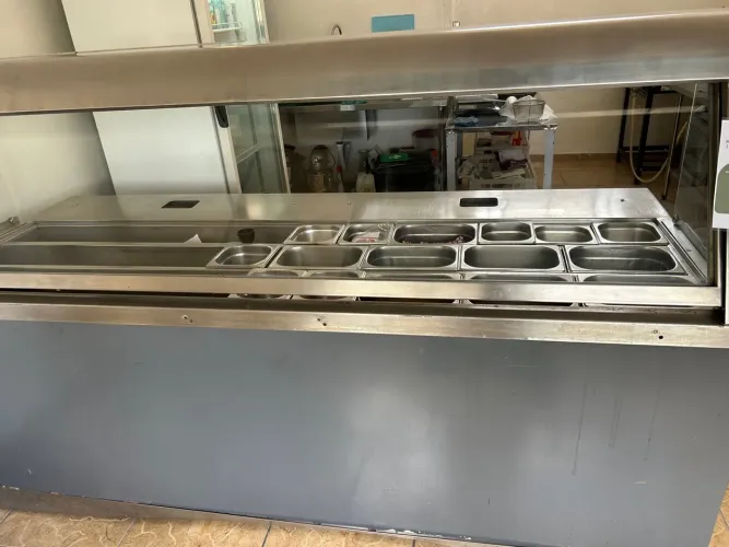 Para vender rapido?Expositor /   de Inox estilo Subway para Restaurante ou Lanchonete