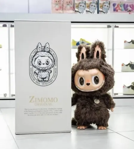 Boneco Grande Original Zimomo LABUBU The Monsters Novo Importado 58cm