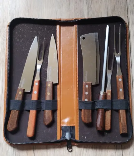 Kit para churrasco Kit de facas Tramontina 11 peças de Inox