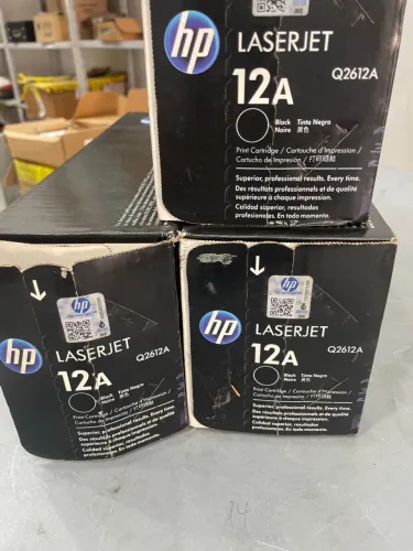 03 Cartucho de Toner HP LaserJet 12A Q2612A