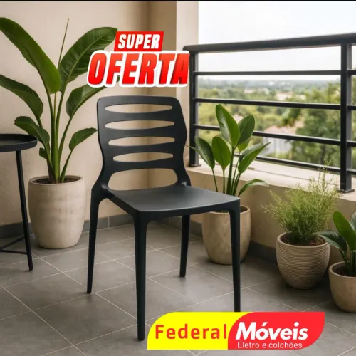 Cadeira Plástica Ville combina com qualquer ambiente