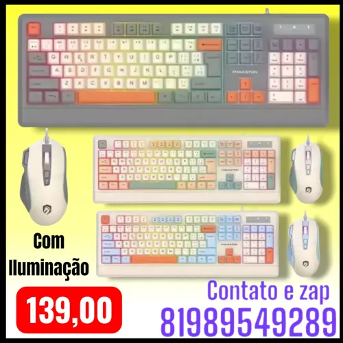 Teclado e Mouse Gamer KB715.