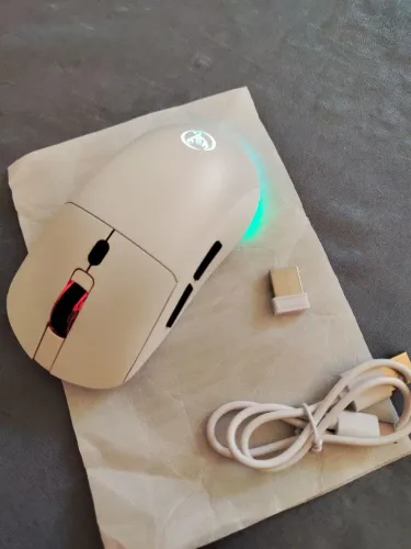 Mouse Gamer Sem Fio - Iluminação RGB