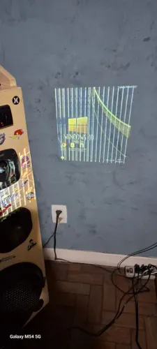 Projetor .benq mp515. Edta com defrito na progeçso de imagem