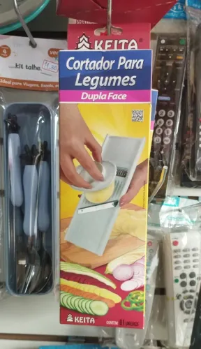 Cortador de Legumes Manual Dupla Face - Praticidade e Precisão na Sua Cozinha!