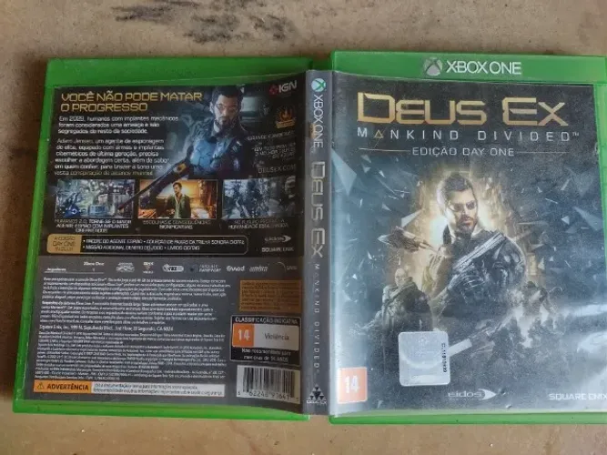 Deus Ex Mankind Divided Edição Day One Xbox One Mídia Física