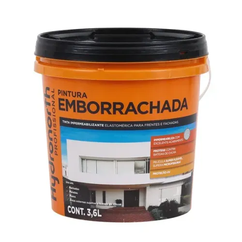 Tinta Emborrachada Impermeável 3,6 Litros Hydronorth