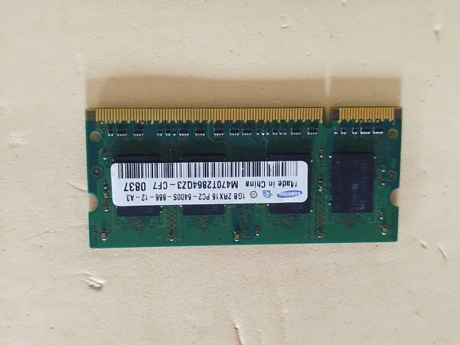 Memória RAM DDR2 PC2 1 GB Samsung para Notebook 
