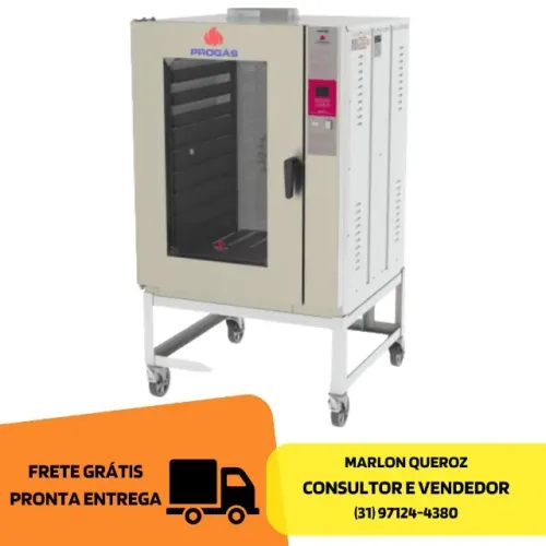 Forno Tubo 10 Esteiras Progas a Gás 127-220v