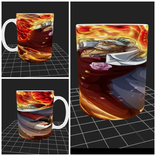 Caneca Akainu Sakazuki Almirante 325ml Porcelana + Caixa Envios Hoje