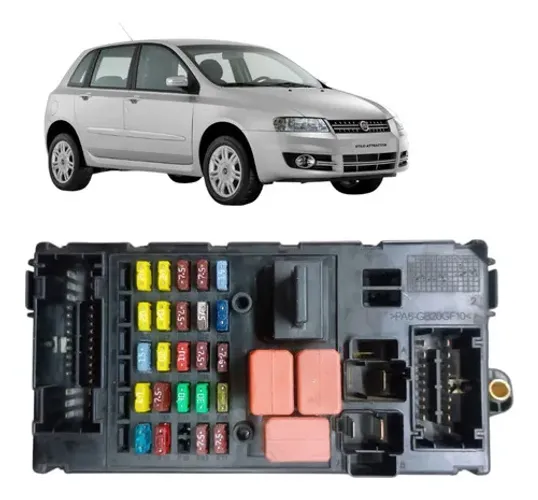 Caixa De Fusivel Fiat Stilo 2007 2009 1.8 8v Usado Original