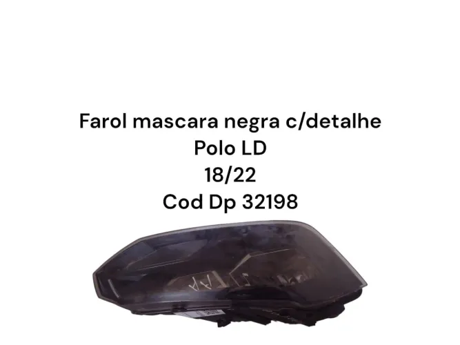 Farol Mascara Negra Polo LD 18/22