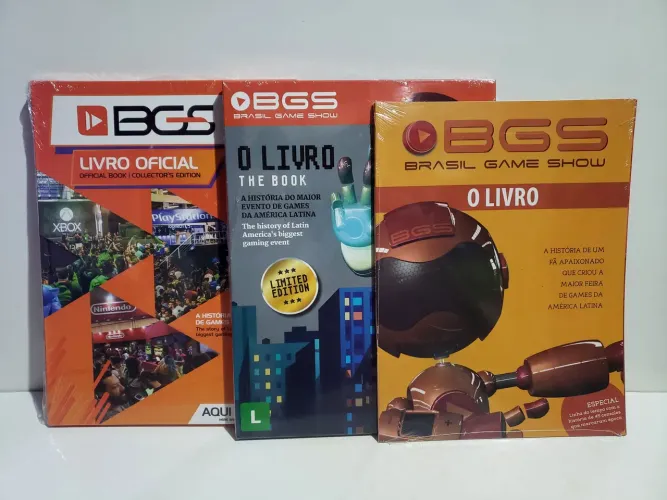Livro Oficial Brasil Game Show BGS 2019/22/23 - Edição Limitada