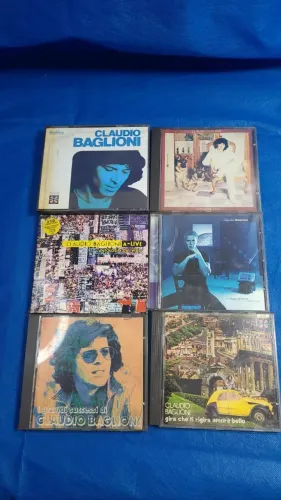 Coleção de CDs Claudio Baglioni - Usados (Valor de Desapego)