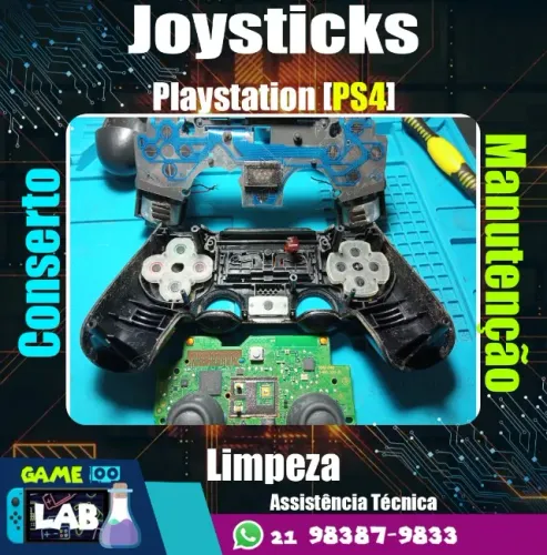 REPARO Dualshock (Controle de PS4)