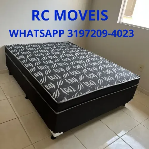 Cama Box OrthoBox Casal com Colchão D33 - Qualidade Garantida