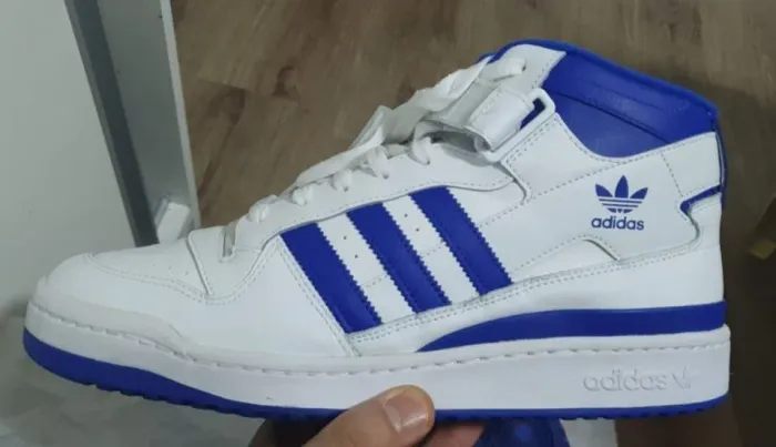Adidas Forum Mid Branco e Azul, 44