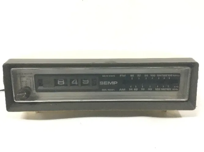 radio relogio antigo semp 